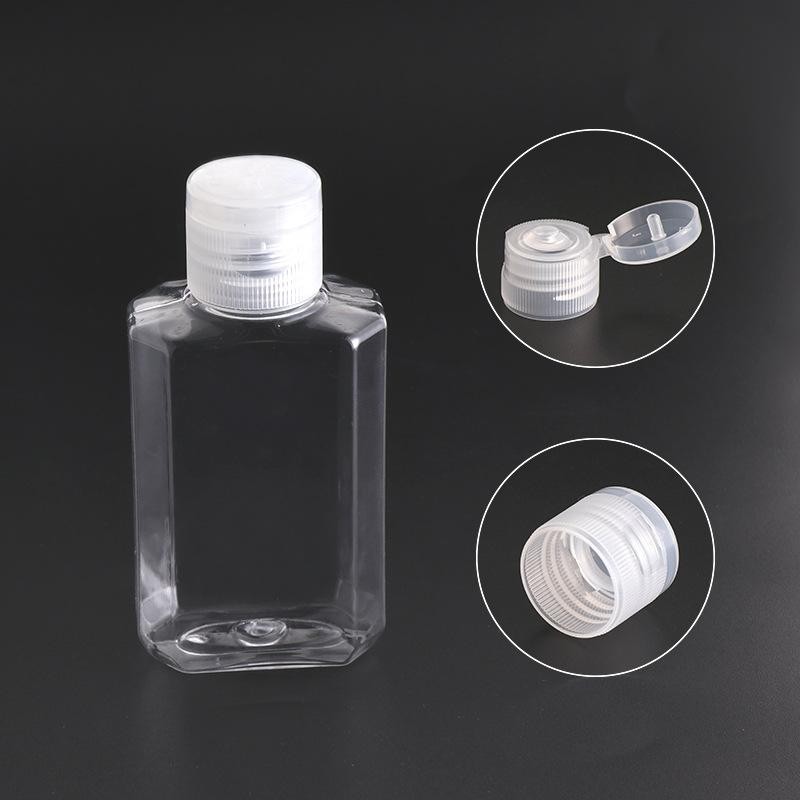 Plastic Bottle Factory - 30ml Clear HDPE Flip Cap Container