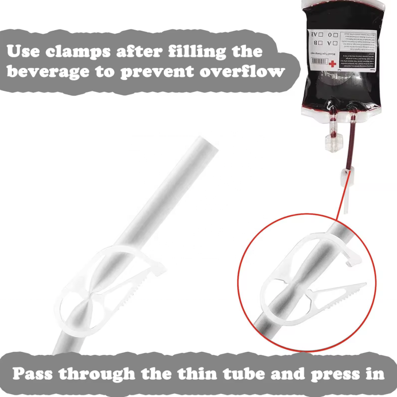 Vampire Blood Bag Manufacturer - Reusable Halloween Party Prop