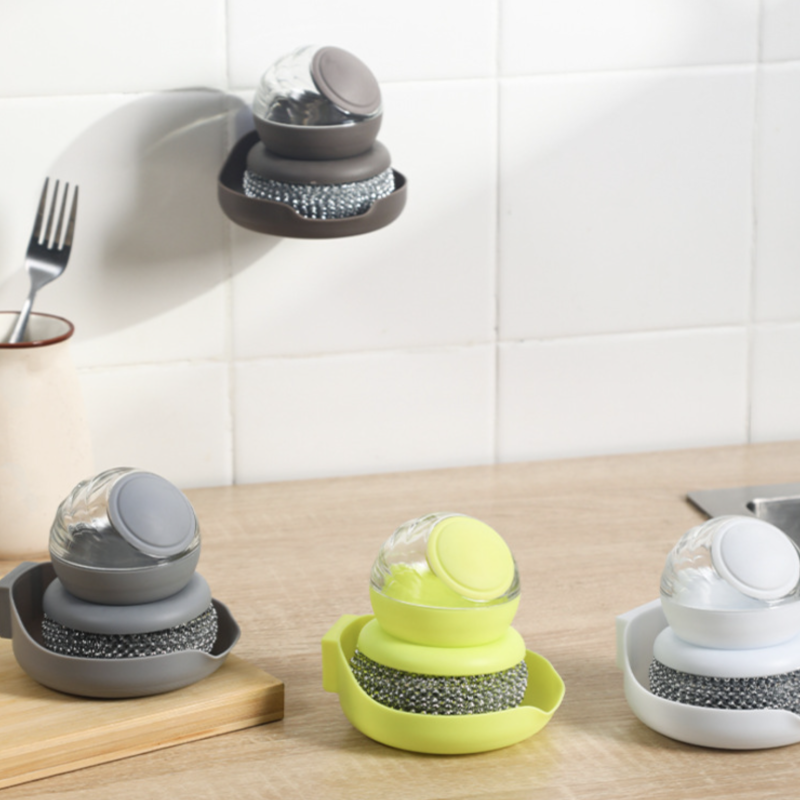 Press Type Brush Factory - Multi-Purpose Mini Kitchen Cleaner