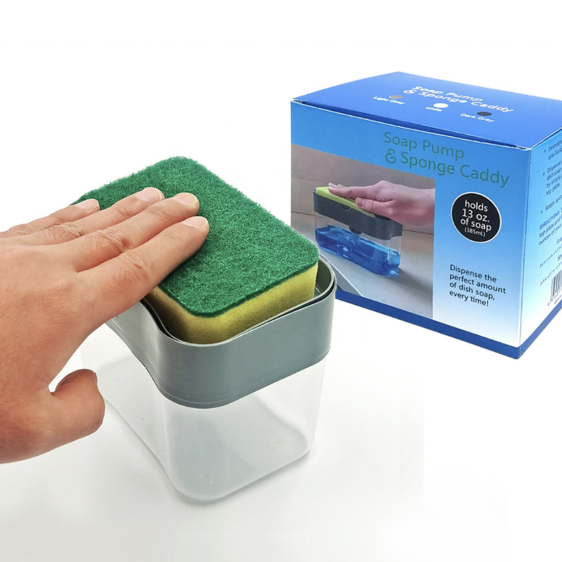 Plastic Hand Soap Manufacturer - Manual Liquid Pump Caddy