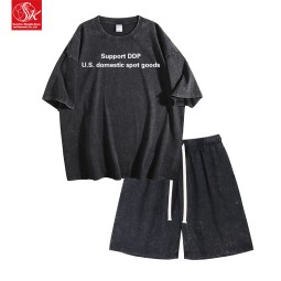 Two Piece Set Manufacturer - Vintage Washed Tracksuit