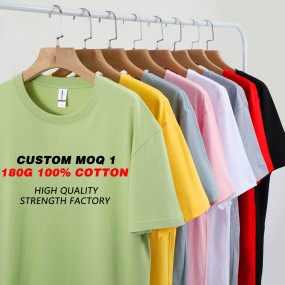Unisex Tee Manufacturer - 180g Cotton Puff Printing
