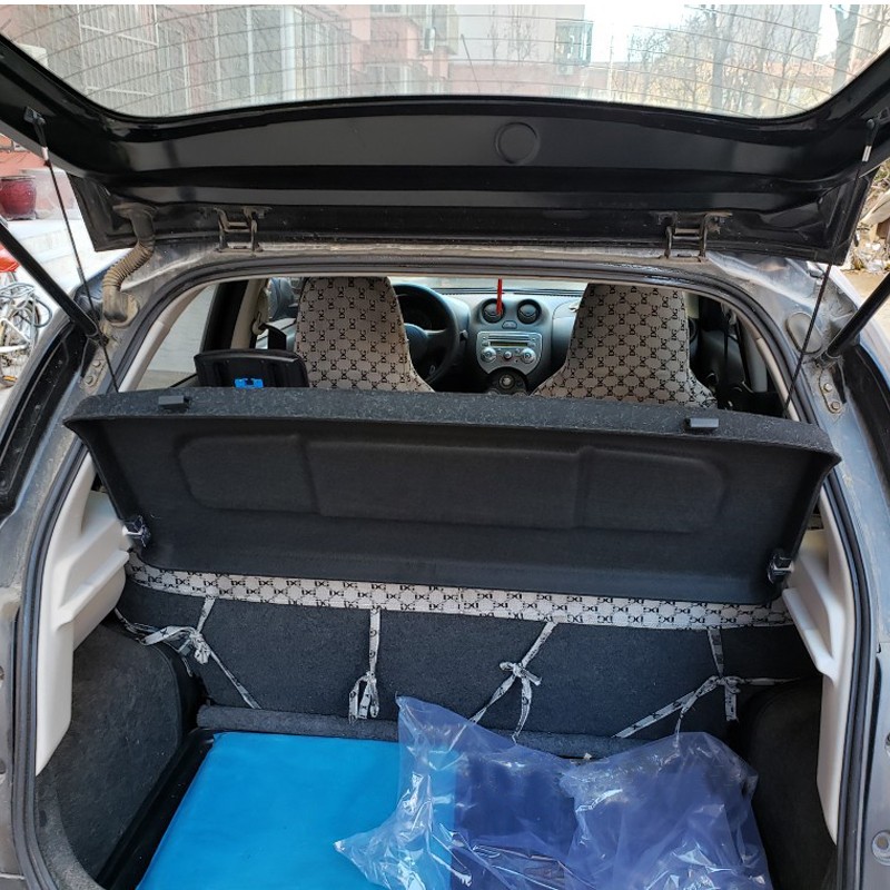 Trunk Cargo Cover Factory - For Nissan March Micra 2010-2016