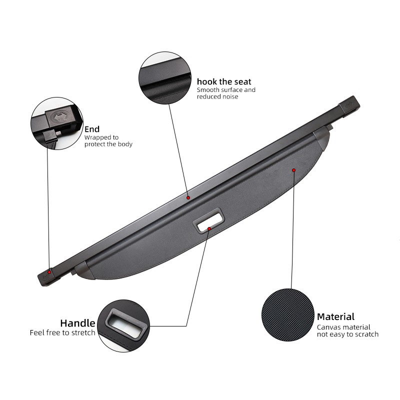 Retractable Trunk Cargo Cover Manufacturer - For Hyundai Tucson NX4 2021-2024