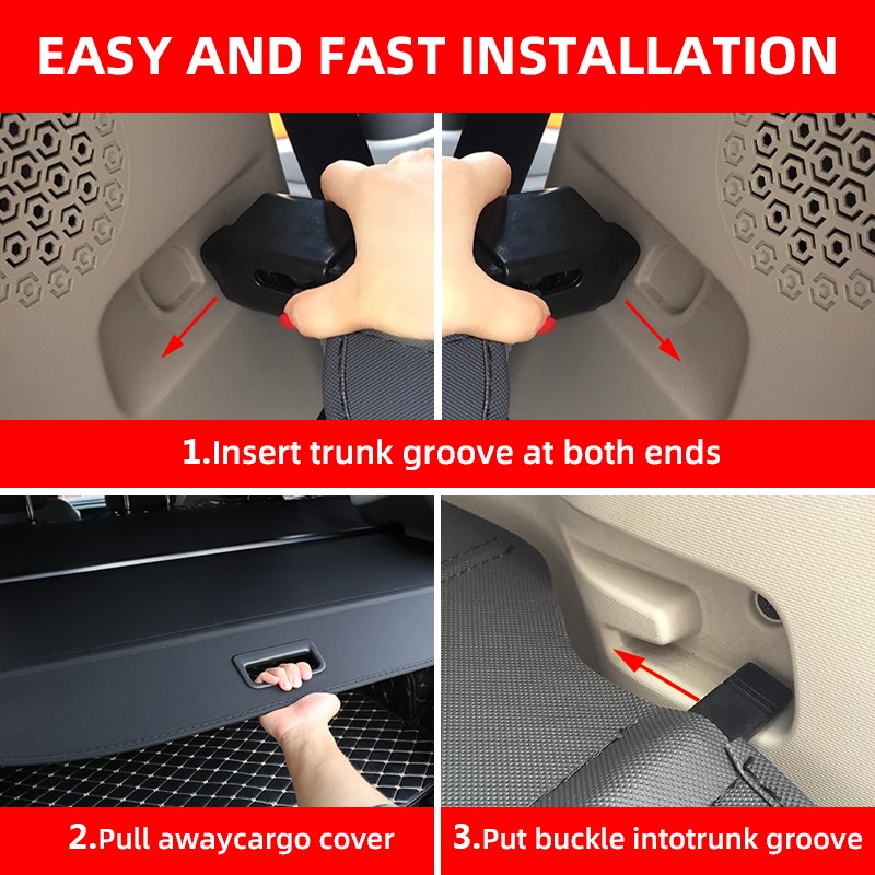 Retractable Trunk Cargo Cover Manufacturer - Wholesale for Benz Smart Fortwo W451 2010-2014