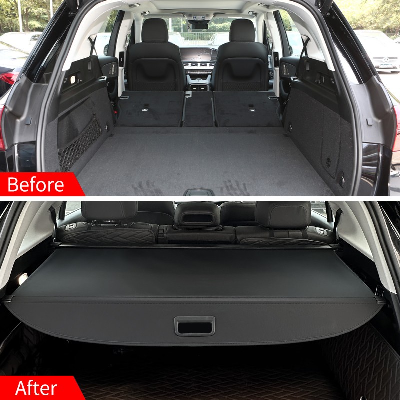 Retractable Trunk Cargo Cover Factory - For Benz GLE 2016-2019 Leather Interior