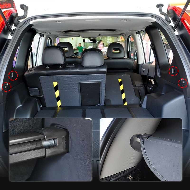 Retractable Trunk Cargo Cover Factory - Custom Logo for Nissan X-Trail T31 2008-2013