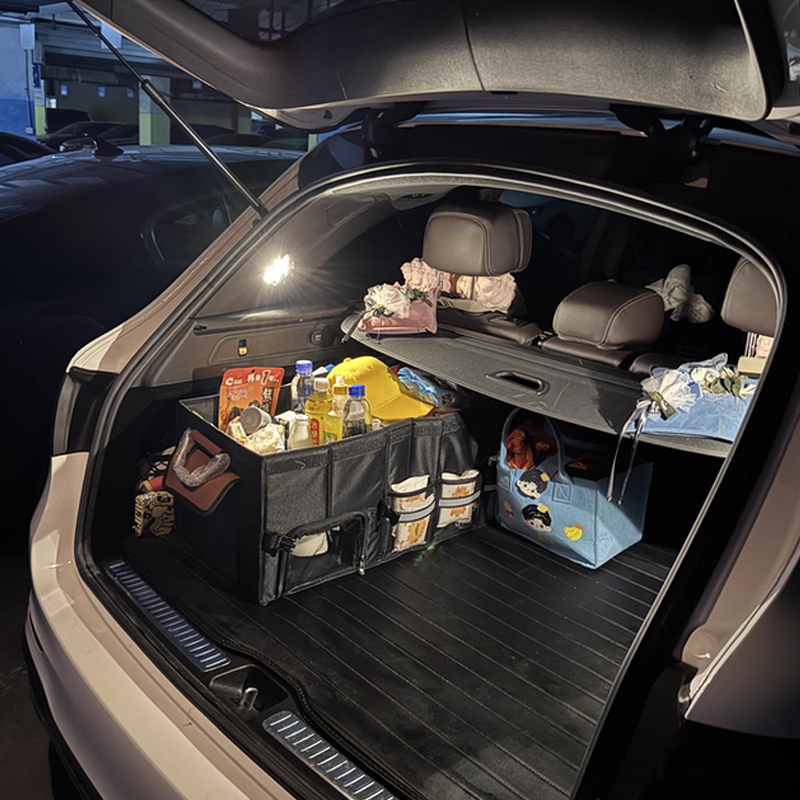 Car Trunk Storage Box Supplier - Universal SUV Multi-Compartment Foldable Organizer