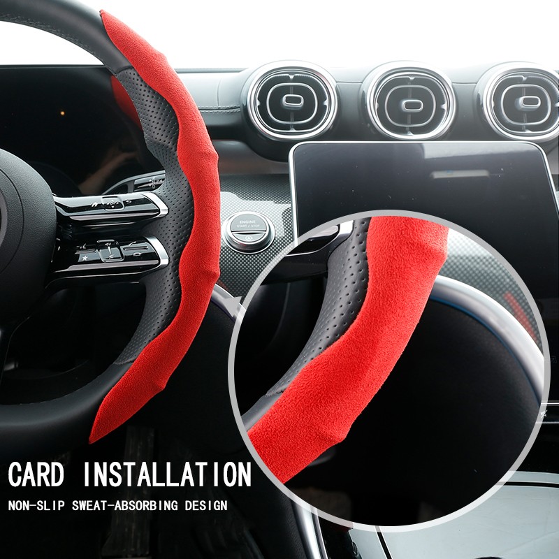 Steering Wheel Cover Manufacturer - Ultra-Thin Sports Fashion Canvas Anti-Slip