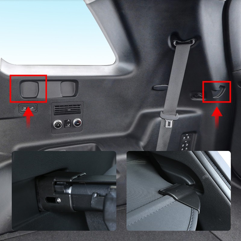 Retractable Trunk Cargo Cover Factory - For Hyundai Santa Fe 5 Seats 2021-2022