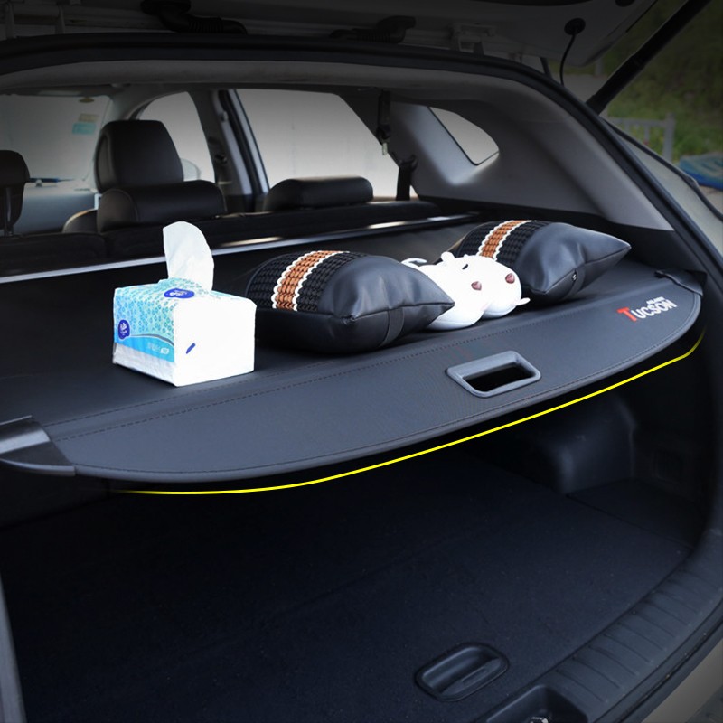 Retractable Trunk Cargo Cover Factory - For Hyundai Tucson 2016-2020 Leather Interior