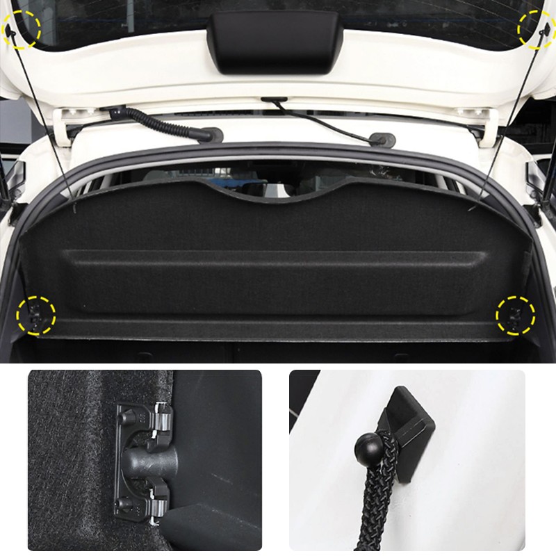 Trunk Cargo Cover Supplier - Non-retractable for Nissan Kicks 2017-2023