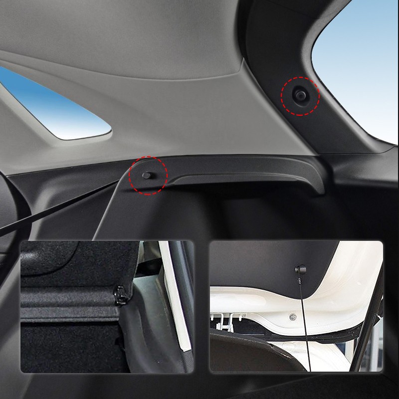 Trunk Cargo Cover Supplier - Non-retractable for Ford Fiesta 2009-2018