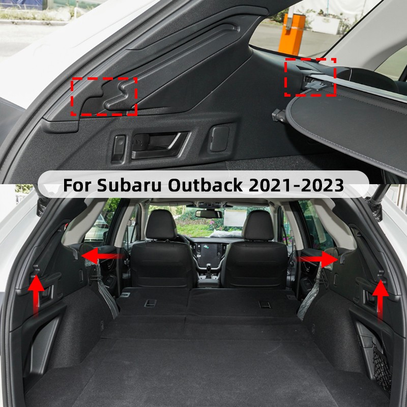 Retractable Trunk Cargo Cover Supplier - Custom Logo for Subaru Outback 2021-2023