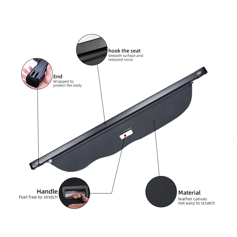 Retractable Trunk Cargo Cover Manufacturer - For Lexus GX460 GX400 2014-2020
