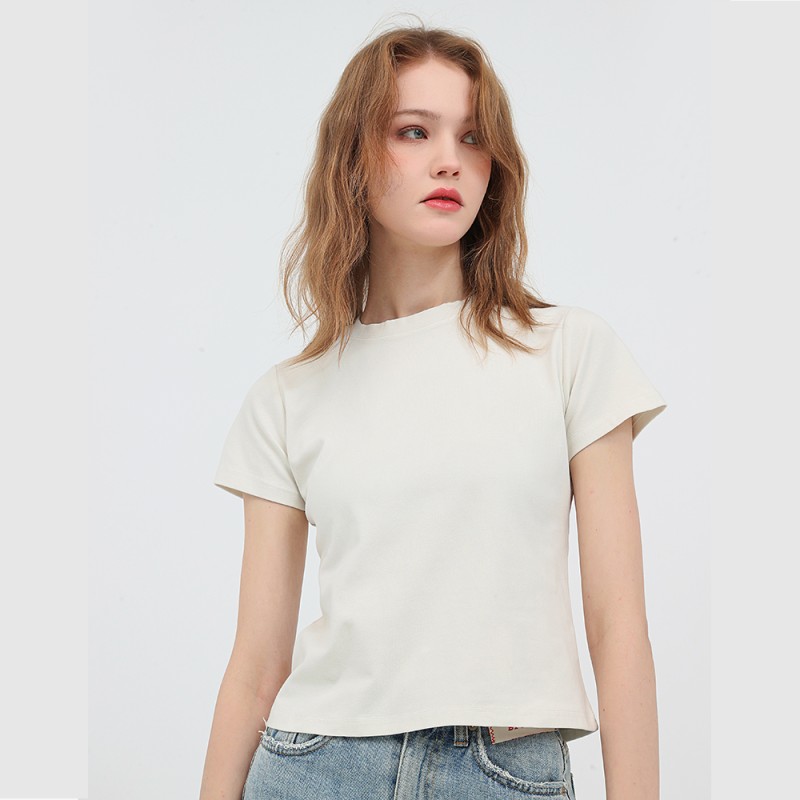 Vintage T-Shirt Factory - Crew Neck Washed Crop
