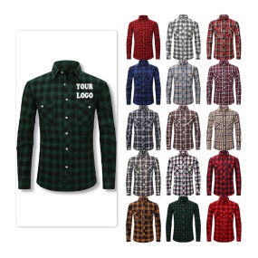 Flannel Shirt Manufacturer - Plus Size Long Sleeve