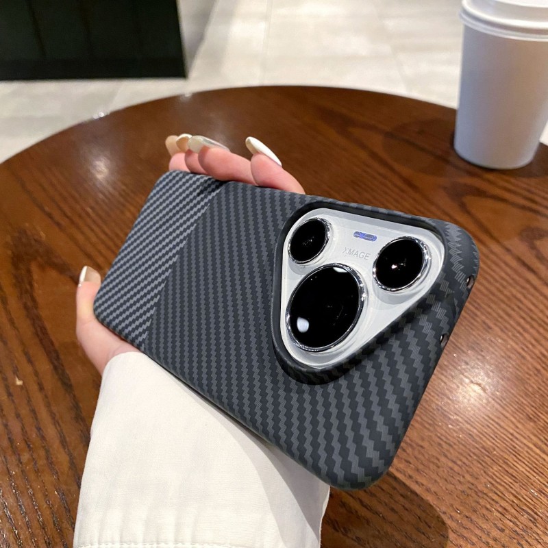 Phone Case Manufacturer - Carbon Fiber Pattern Magnetic