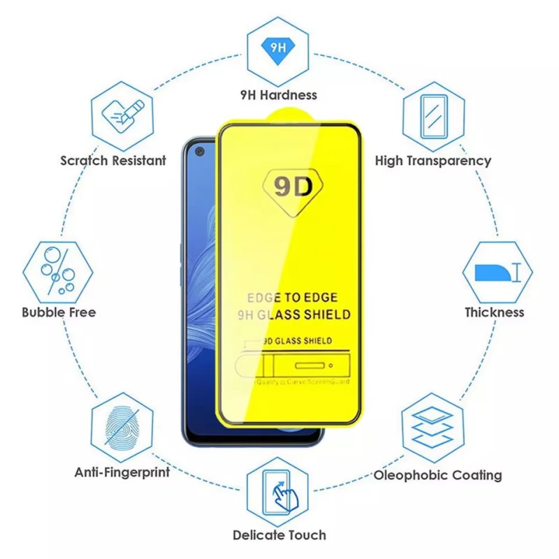 Screen Protector Supplier - HD Clear 9D 9H Tempered