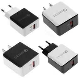 Mobile Charger Supplier - 18W QC3.0 USB EU/US