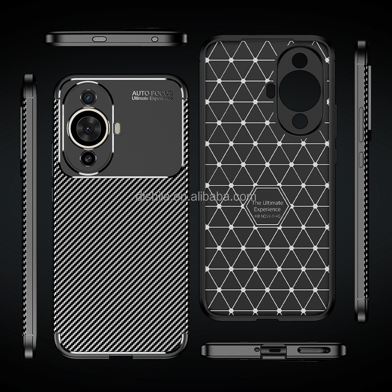 Phone Cover Manufacturer - Carbon Fiber Texture Slim TPU