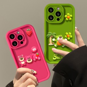 Protective Case Supplier - Funny Strawberry Bear OPPO