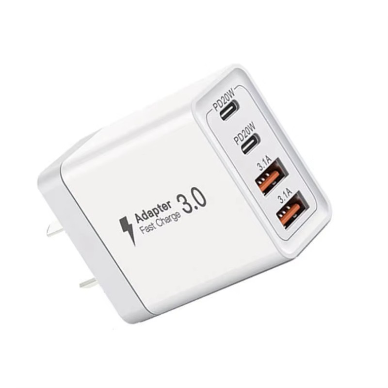 Fast Charger Supplier - 20W 40W 4 Port USB Type-C
