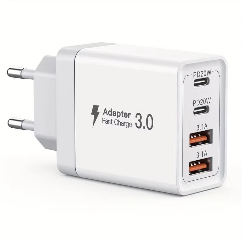 Fast Charger Supplier - 20W 40W 4 Port USB Type-C