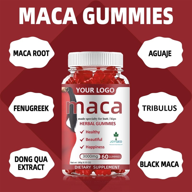 OEM/ODM BBL Curves Gummies Manufacturer - Private Label Maca Plus Gummy Vitamins for Hip & Thigh Care