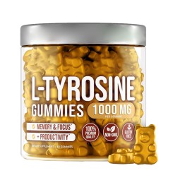 OEM Zero Sugar Tyrosine Gummies Manufacturer - Private Label 1000MG Natural Tyrosine Supplement Gummies for Women & Men
