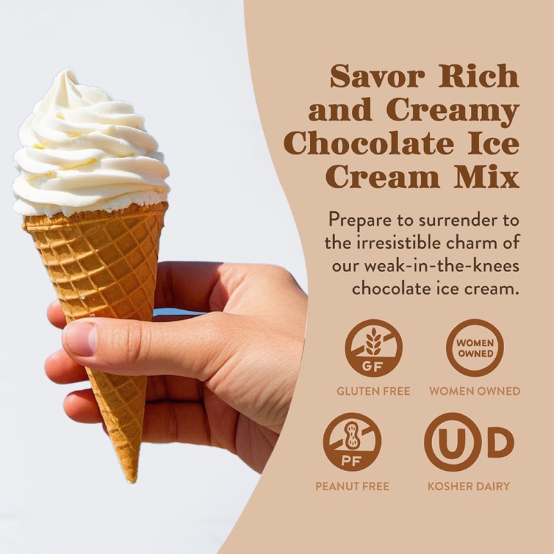 OEM/ODM Premium Collagen Milk Ice Cream Powder Manufacturer - Private Label Non-GMO Soft Serve Powdered Ice Cream Mix