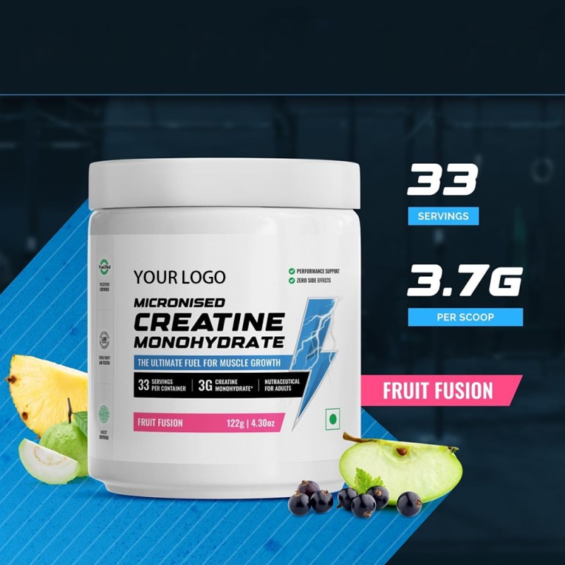 OEM/ODM Creatine Monohydrate Powder Manufacturer - Private Label Creatine Supplement Workout Powder for Muscle Repair & Fatigue Reduction