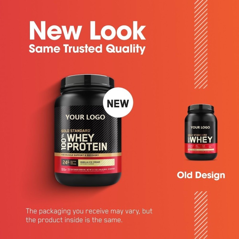 OEM Gold Standard Whey Protein Powder Manufacturer - Private Label 100% Whey Protein Powder for Fitness & Sports Nutrition