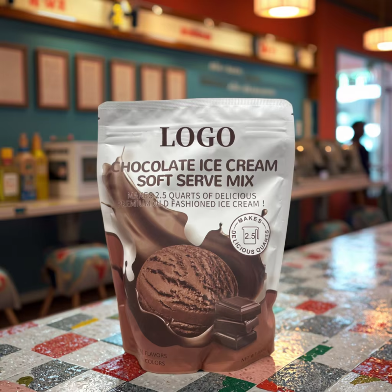 OEM/ODM Chocolate Flavor Ice Cream Powder Manufacturer - Private Label Soft Serve Ice Cream Mix