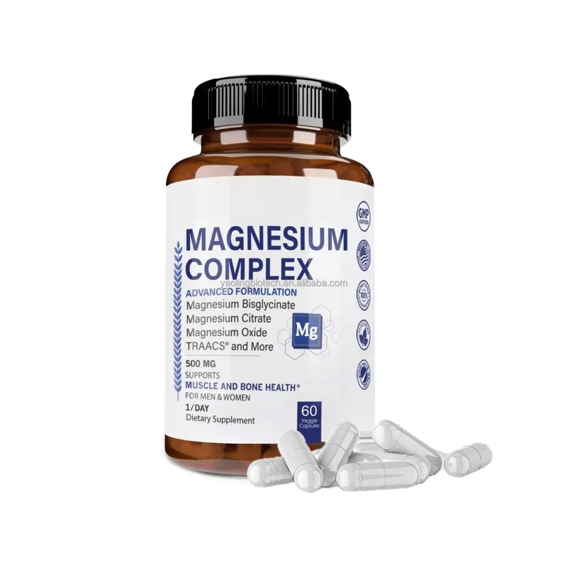 Custom Magnesium Glycinate Capsules Manufacturer - OEM/ODM Private Label 500mg Magnesium Supplement for Sleep & Body Support