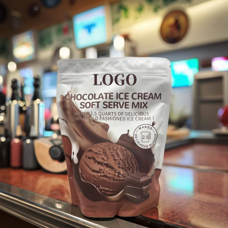 OEM/ODM Chocolate Flavor Ice Cream Powder Manufacturer - Private Label Soft Serve Ice Cream Mix