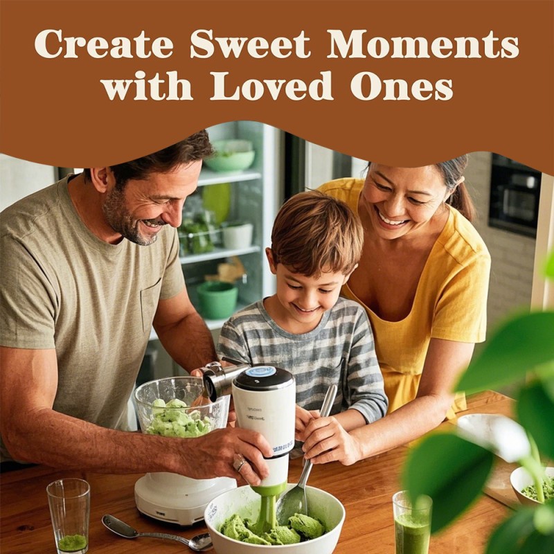 OEM/ODM Soft Serve Ice Cream Powder Manufacturer - Private Label 1Kg Homemade Green Matcha Ice Cream Mix