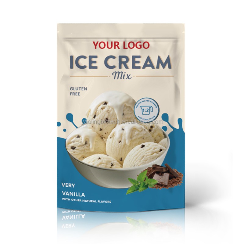 OEM Vanilla-Chocolate Vitamin Ice Cream Powder Manufacturer - Private Label Custom Flavors & Packaging Ice Cream Mix (For Shop/Home/Hotels)