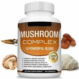 OEM/ODM Lion's Mane Mushroom Capsules Manufacturer - Private Label Vegan Mushroom Supplement for Brain & Memory Support (Private Label)