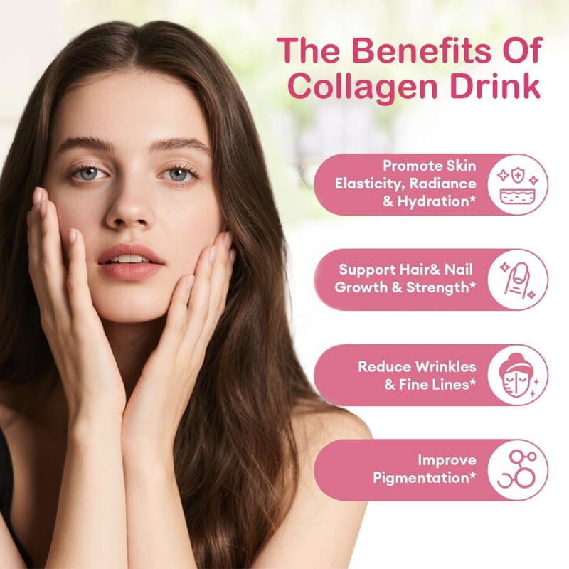 OEM Collagen Drink Manufacturer - Private Label Collagen Liquid with 6000mg L-Glutathione & Vitamin C for Skin Brightening
