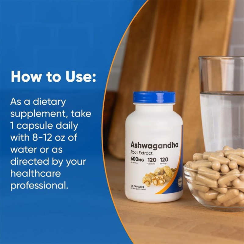 OEM Ashwagandha Herbal Supplement Capsule Manufacturer - Private Label Custom Label Vegetarian Non-GMO Ashwagandha Root Powder Capsules