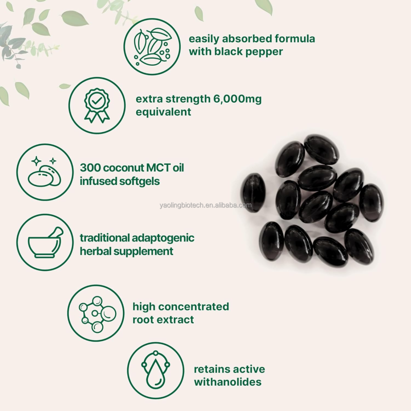 OEM/ODM Ashwagandha Capsules Manufacturer - Private Label Herbal Dietary Supplement (Vegetarian Non-GMO Ashwagandha Root Powder)