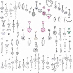 Belly Ring Set Supplier - 100 Types Shiny Zircon Wear Diamond
