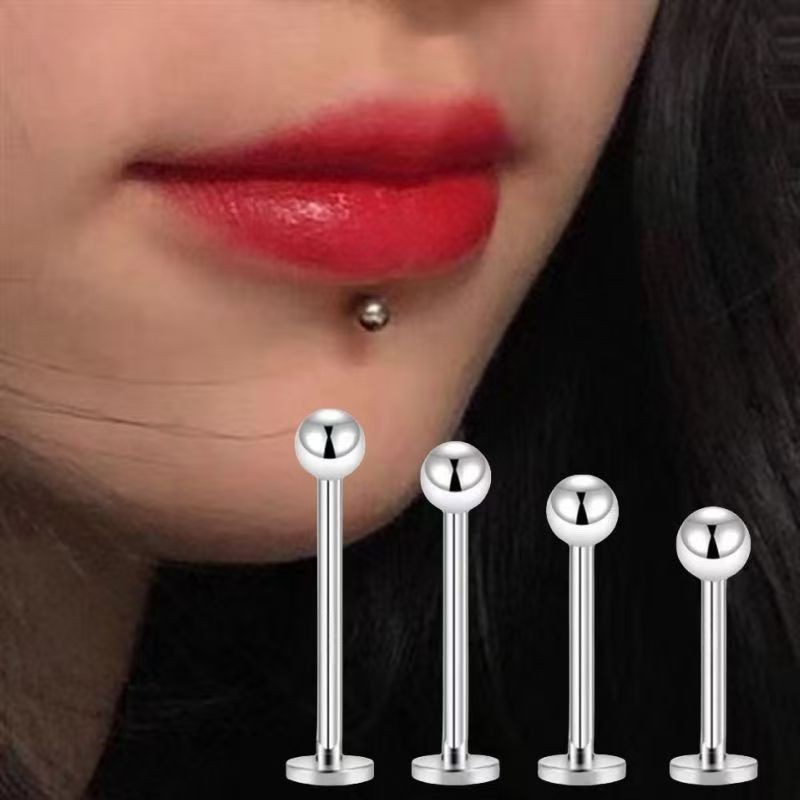 Lip Stud Supplier - Simple Smooth Ball Standard Body Piercing