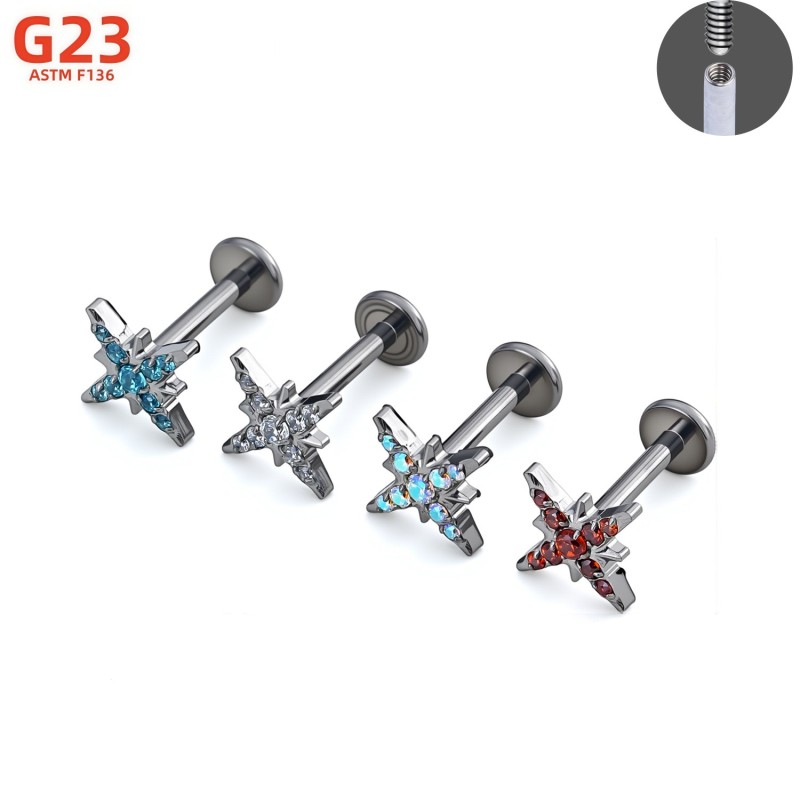 Lip Ring Manufacturer - ASTM F136 Titanium Internal Thread