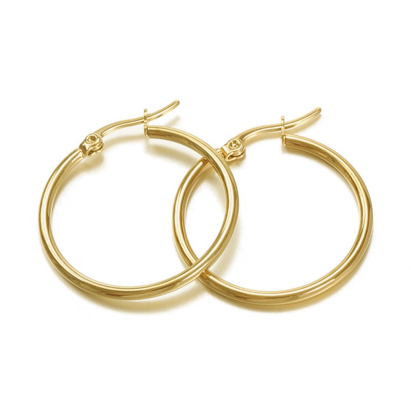 Hoop Earring Factory - High Quality Exaggerate Big Smooth Circle