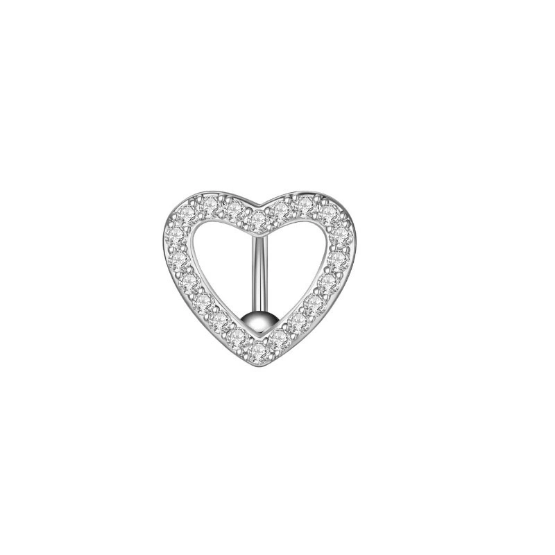 Navel Nail Manufacturer - New Style Reversed Heart Diamond