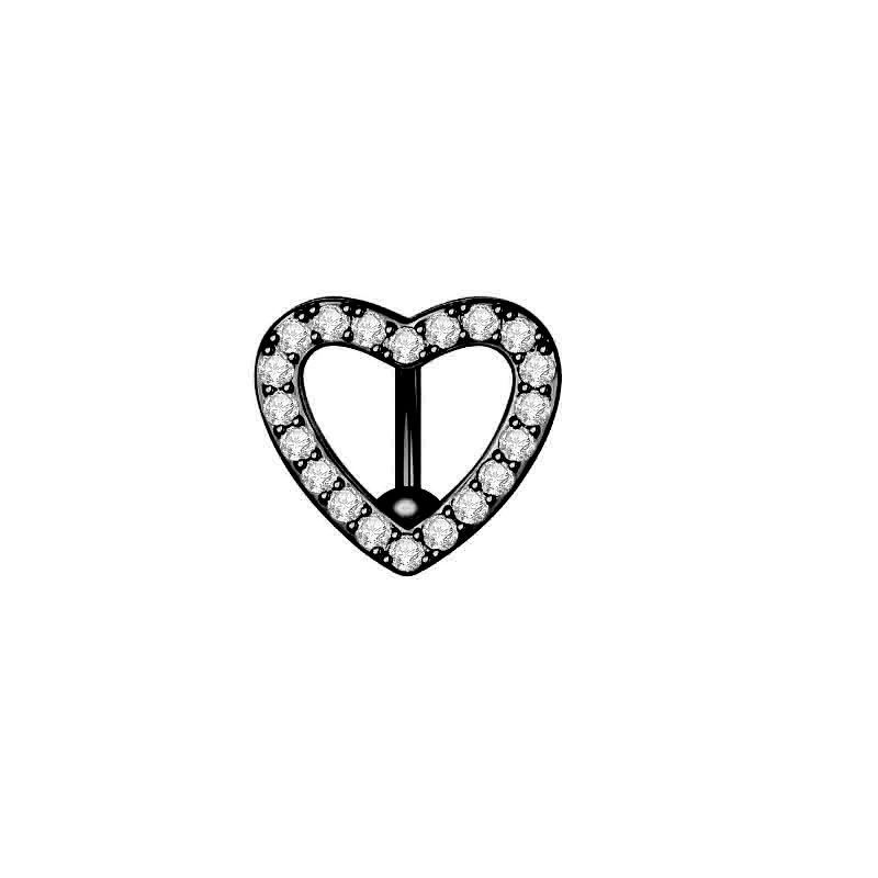 Navel Nail Manufacturer - New Style Reversed Heart Diamond