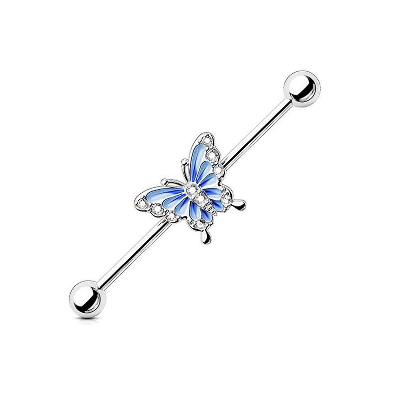 Piercing Jewelry Set Supplier - 6 Pcs Eternal Butterfly Navel