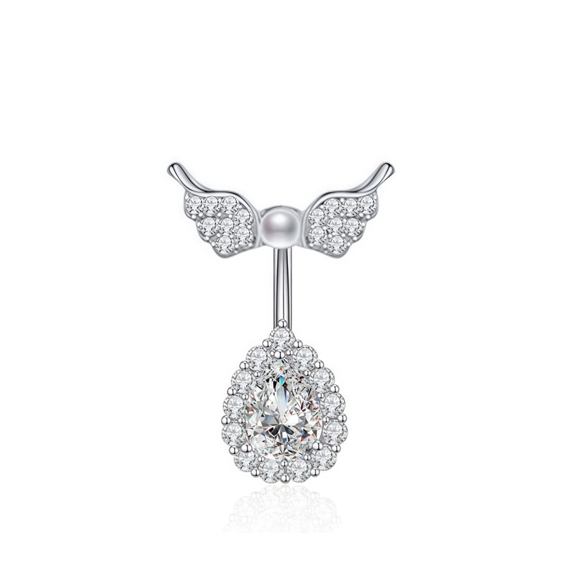 Pearl Wing Ring Factory - Stainless Steel Zircon Pendant